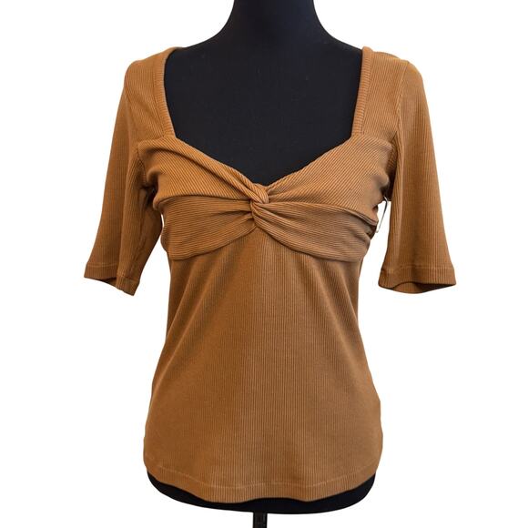 NEW CITIZENS OF HUMANITY Parie Twist Top Size L - Picture 4 of 7